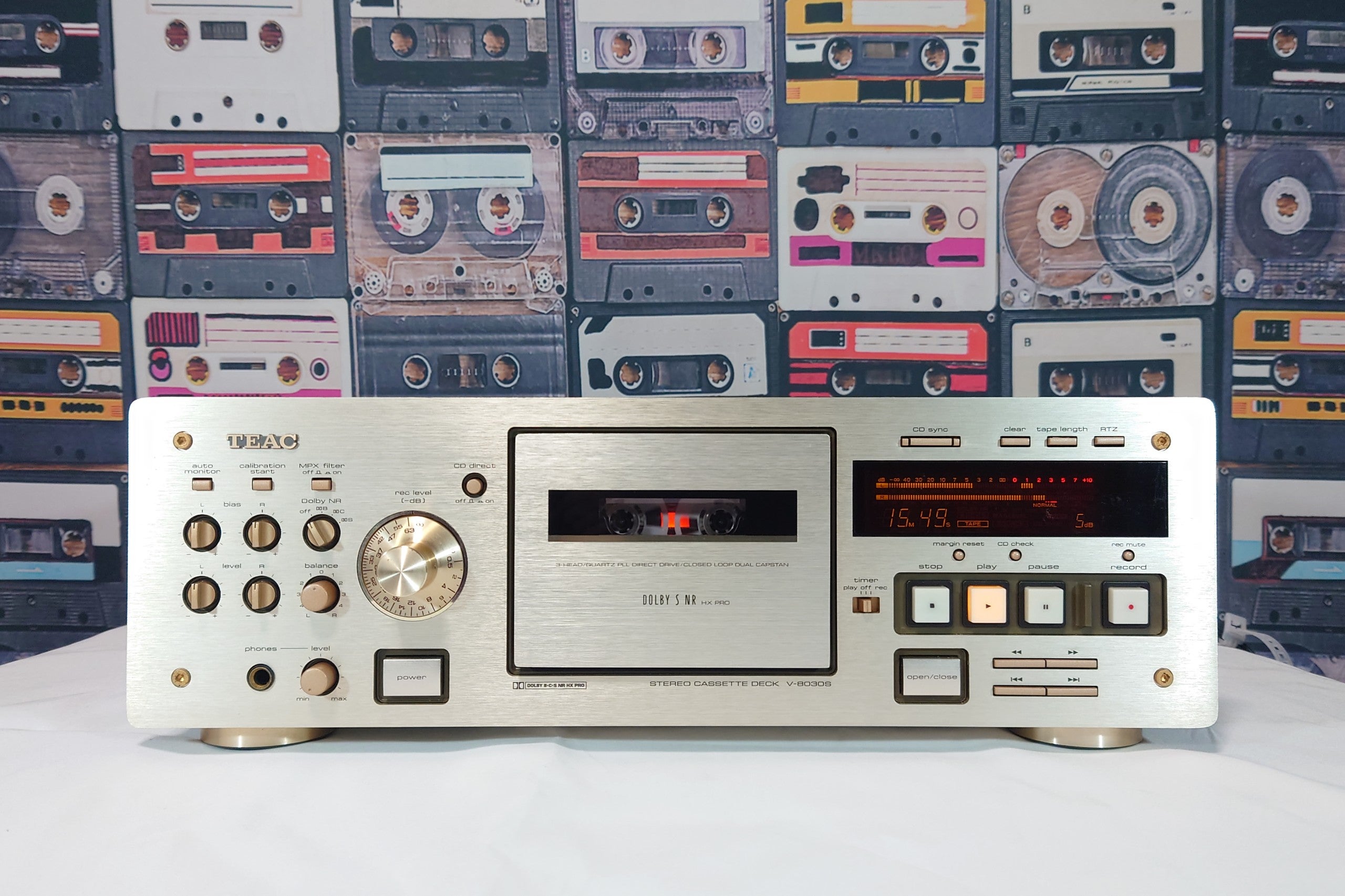 ☆ TEAC ティアック V-8030S カセットデッキ ☆ジャンク☆ CTEAC